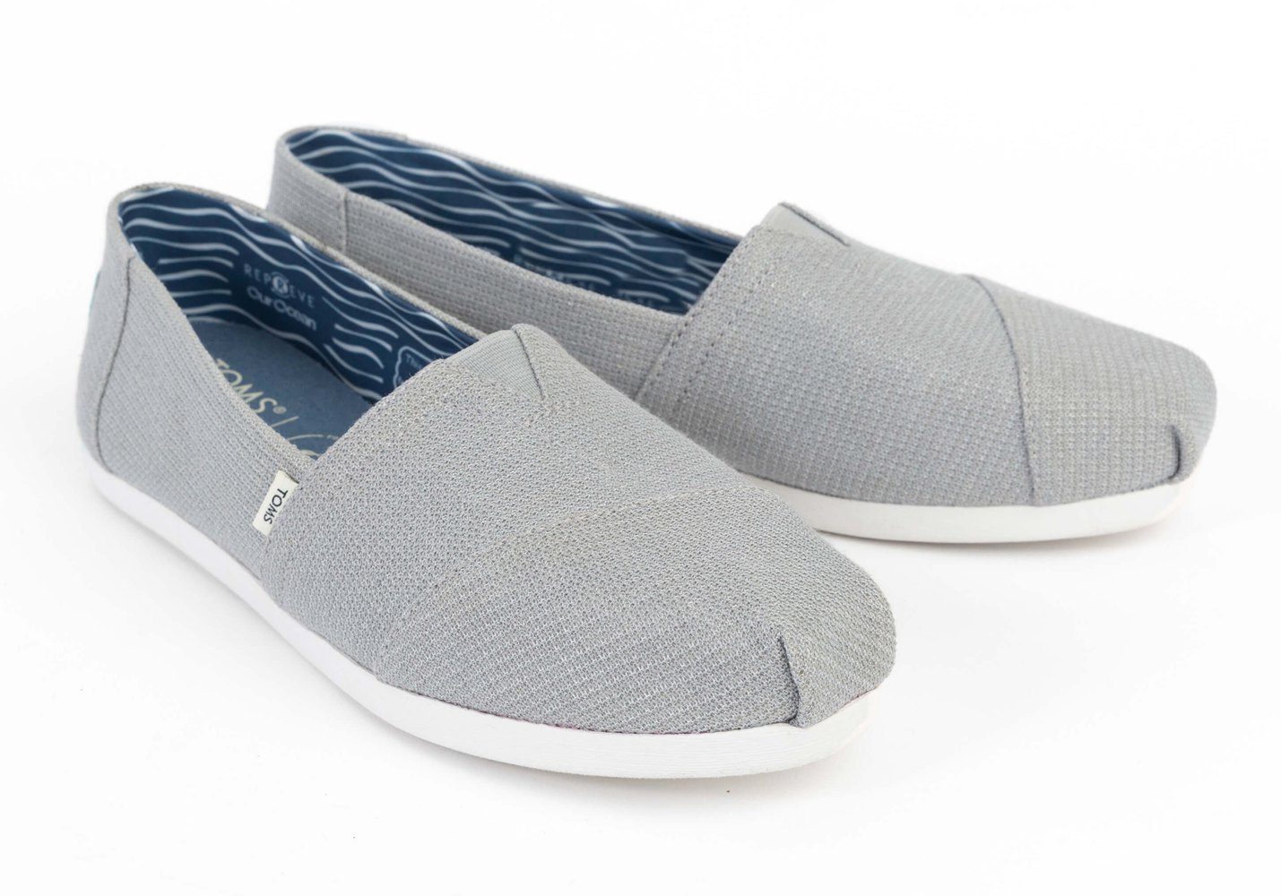 Toms Espadryle Damskie Szare - Alpargata Repreve Our Ocean® - 86NZSLQOI